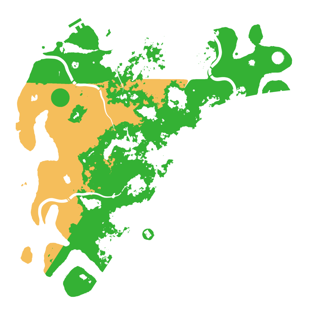 Biome Rust Map: Procedural Map, Size: 4500, Seed: 323212777
