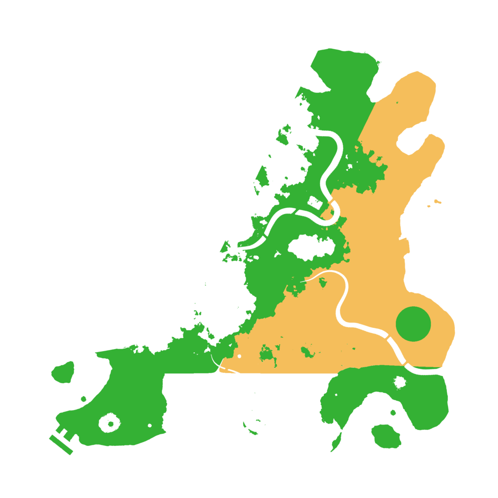 Biome Rust Map: Procedural Map, Size: 3750, Seed: 99875698