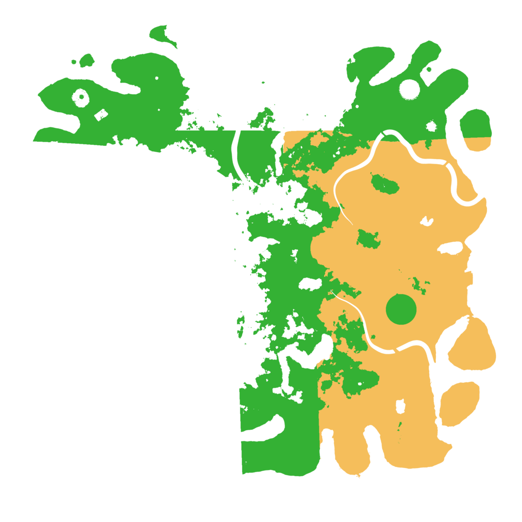 Biome Rust Map: Procedural Map, Size: 4500, Seed: 360653953