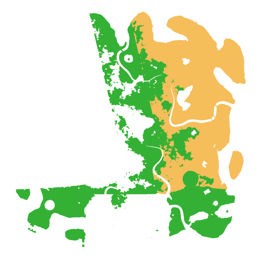 Biome Rust Map: Procedural Map, Size: 4500, Seed: 783635086