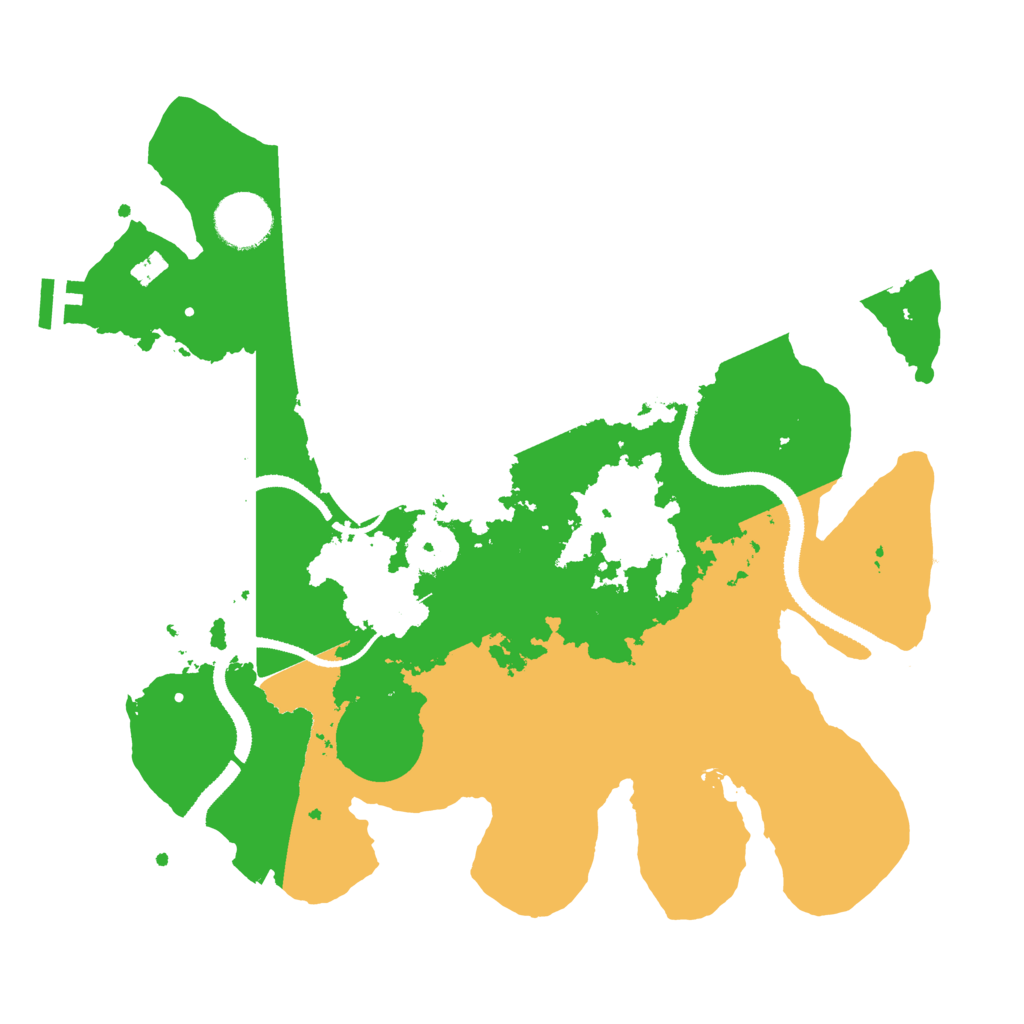 Biome Rust Map: Procedural Map, Size: 3200, Seed: 1035221101
