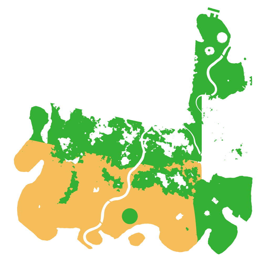 Biome Rust Map: Procedural Map, Size: 4500, Seed: 1591805342