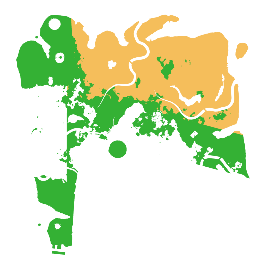 Biome Rust Map: Procedural Map, Size: 4050, Seed: 2097332881