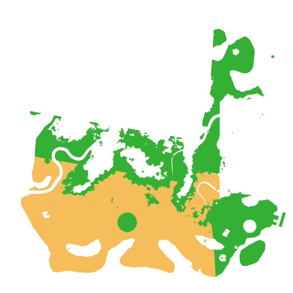 Biome Rust Map: Procedural Map, Size: 4000, Seed: 464154246