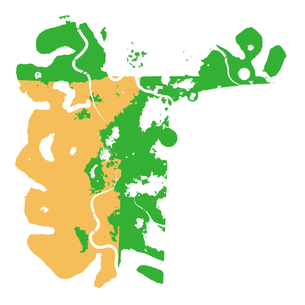 Biome Rust Map: Procedural Map, Size: 4500, Seed: 1859344572