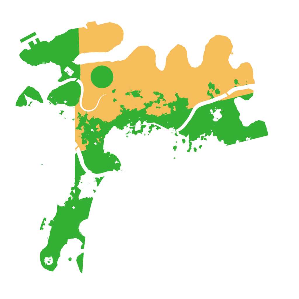 Biome Rust Map: Procedural Map, Size: 3500, Seed: 1846910787