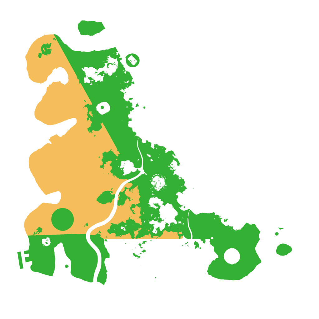 Biome Rust Map: Procedural Map, Size: 3750, Seed: 790125346