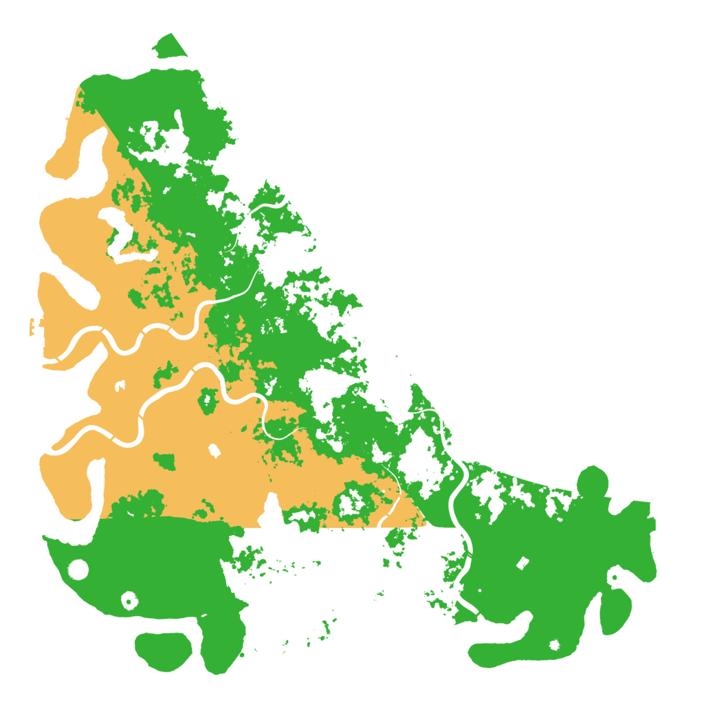 Biome Rust Map: Procedural Map, Size: 6000, Seed: 345789023