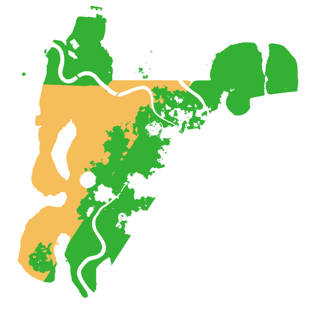 Biome Rust Map: Procedural Map, Size: 3600, Seed: 5625