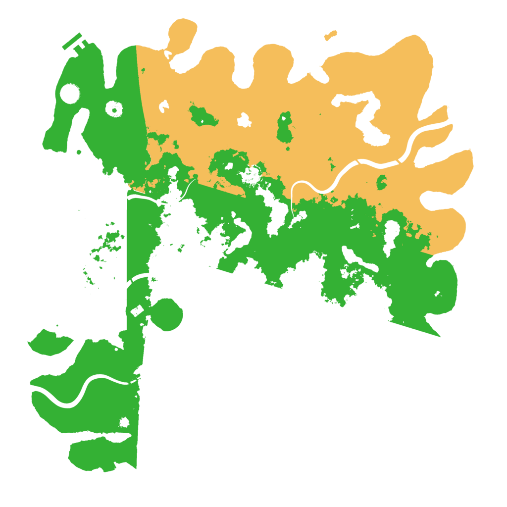 Biome Rust Map: Procedural Map, Size: 4500, Seed: 1329265028