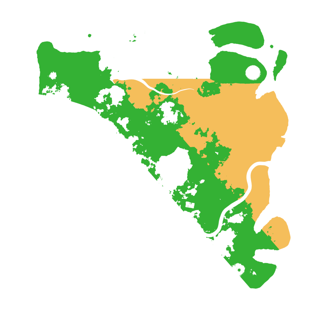 Biome Rust Map: Procedural Map, Size: 3800, Seed: 1378032967