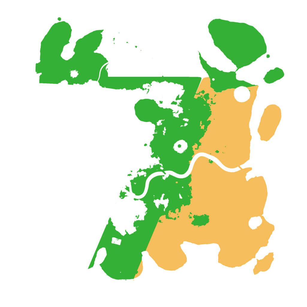 Biome Rust Map: Procedural Map, Size: 3500, Seed: 788759160