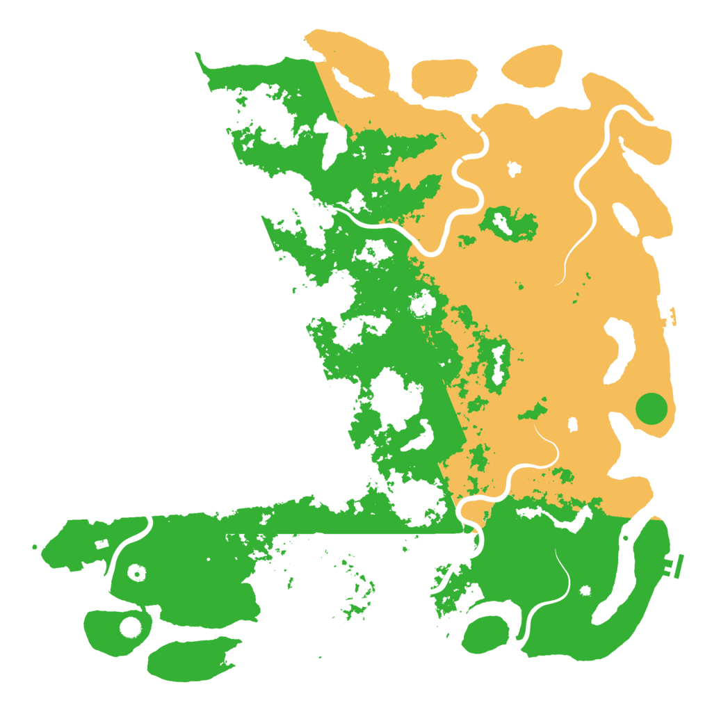 Biome Rust Map: Procedural Map, Size: 5896, Seed: 10427