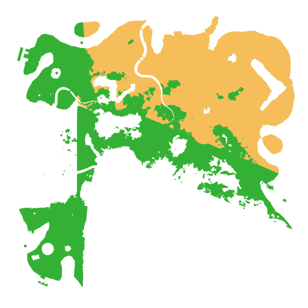 Biome Rust Map: Procedural Map, Size: 4500, Seed: 438983394