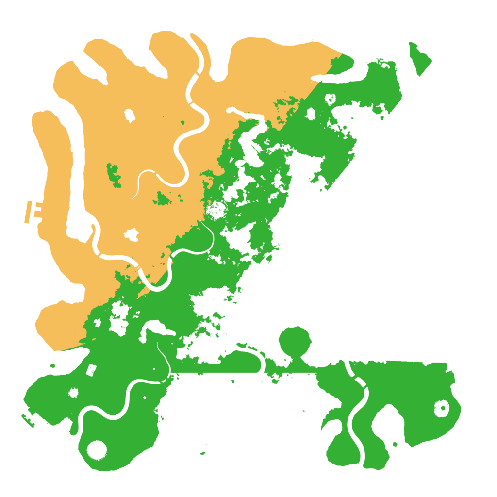 Biome Rust Map: Procedural Map, Size: 4500, Seed: 1853583941