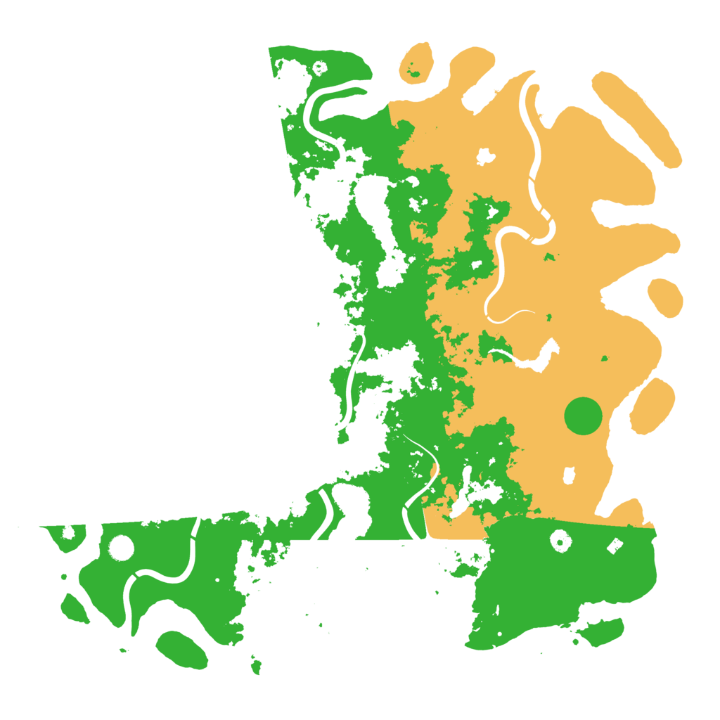 Biome Rust Map: Procedural Map, Size: 5000, Seed: 1861309887