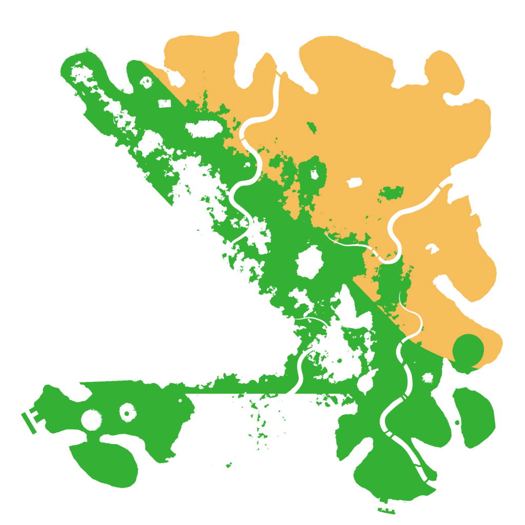 Biome Rust Map: Procedural Map, Size: 4500, Seed: 904028432