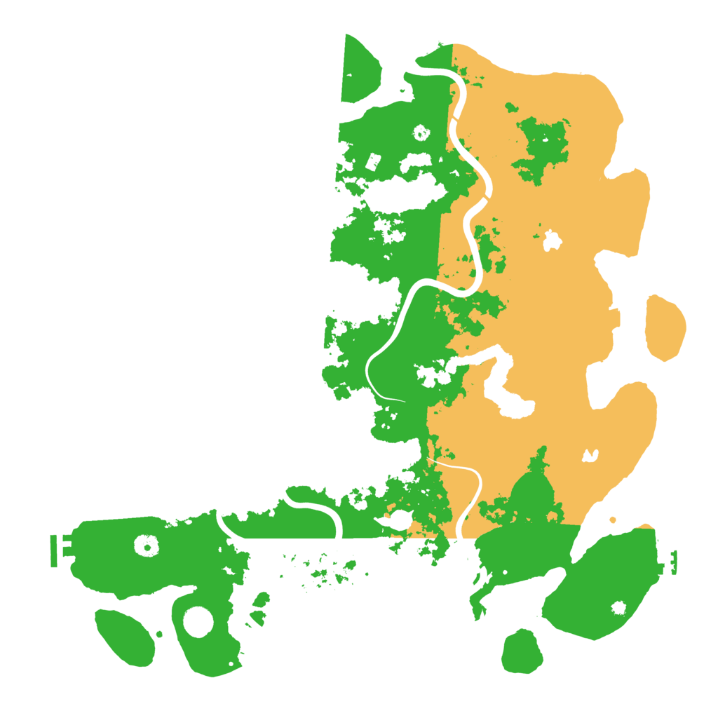 Biome Rust Map: Procedural Map, Size: 4500, Seed: 1375945906