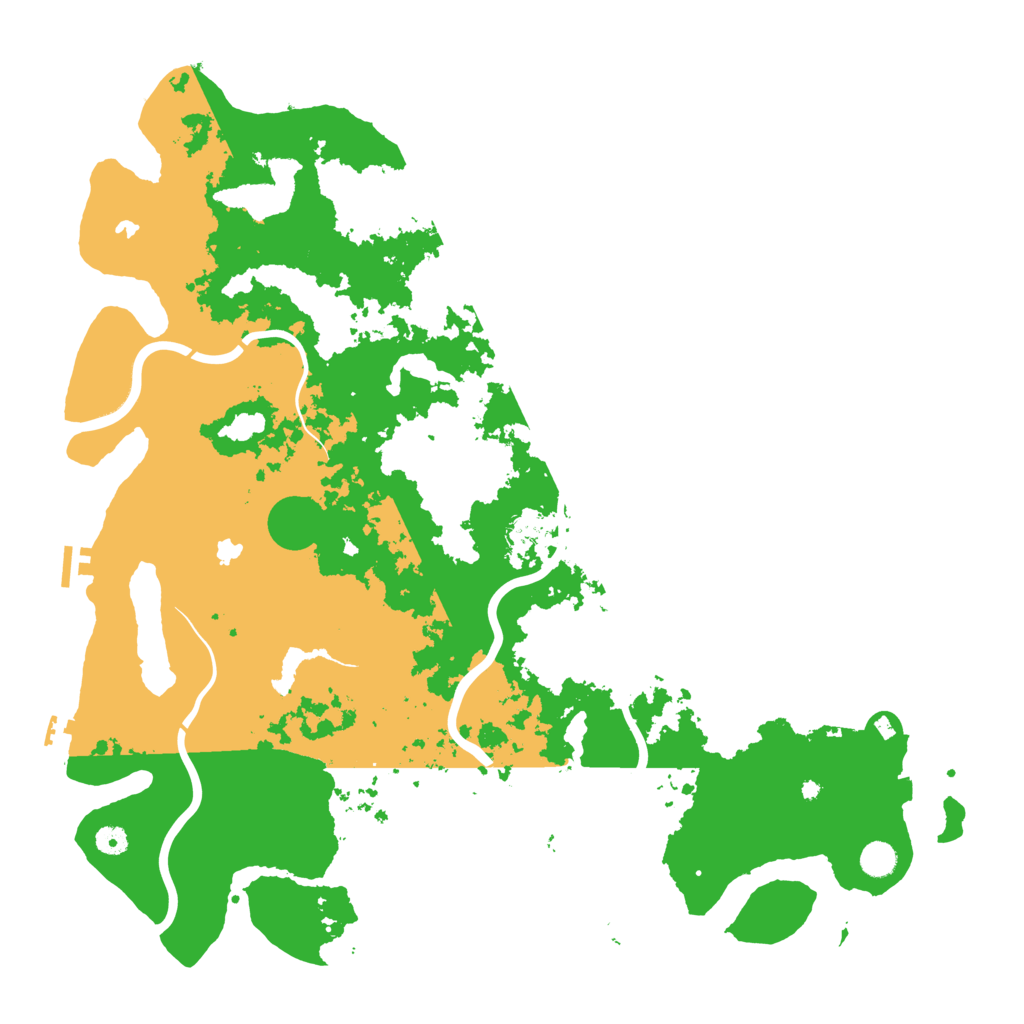 Biome Rust Map: Procedural Map, Size: 5000, Seed: 31868611