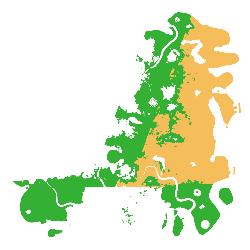 Biome Rust Map: Procedural Map, Size: 5000, Seed: 1311907695
