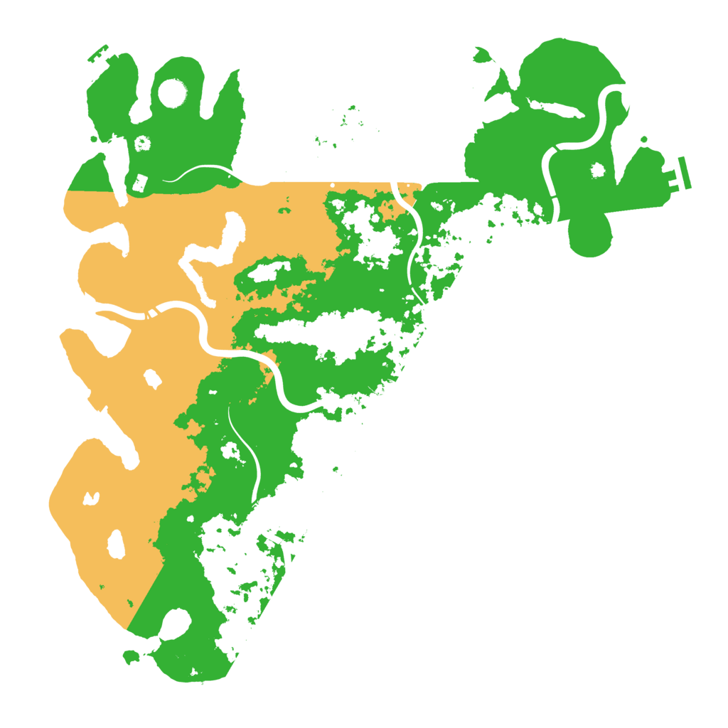 Biome Rust Map: Procedural Map, Size: 4500, Seed: 414422712