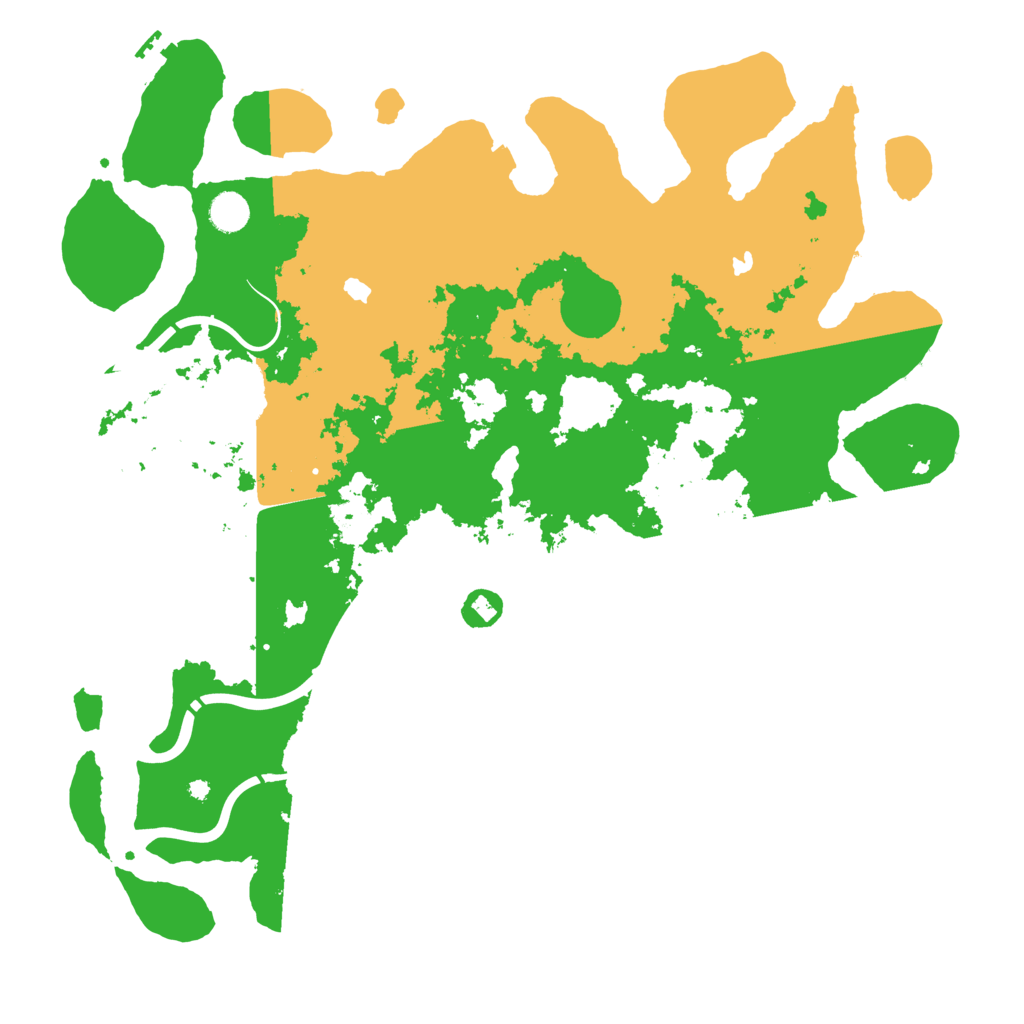 Biome Rust Map: Procedural Map, Size: 4500, Seed: 74320