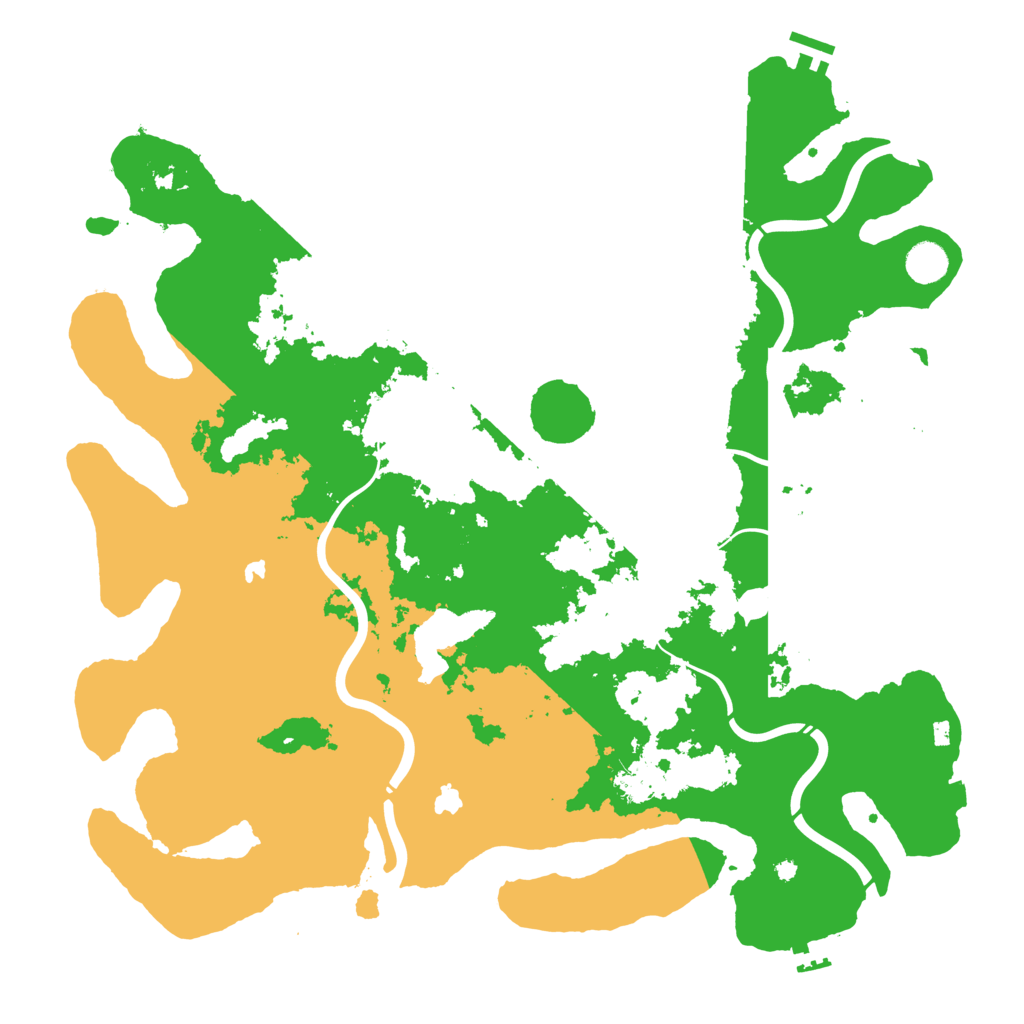 Biome Rust Map: Procedural Map, Size: 4500, Seed: 1847546504