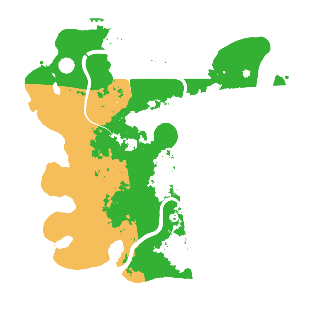 Biome Rust Map: Procedural Map, Size: 3500, Seed: 1440539328