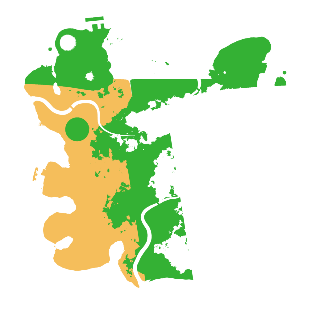 Biome Rust Map: Procedural Map, Size: 3500, Seed: 1440539328
