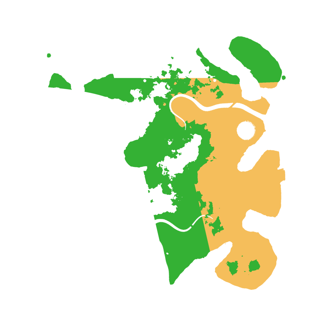 Biome Rust Map: Procedural Map, Size: 3000, Seed: 5459