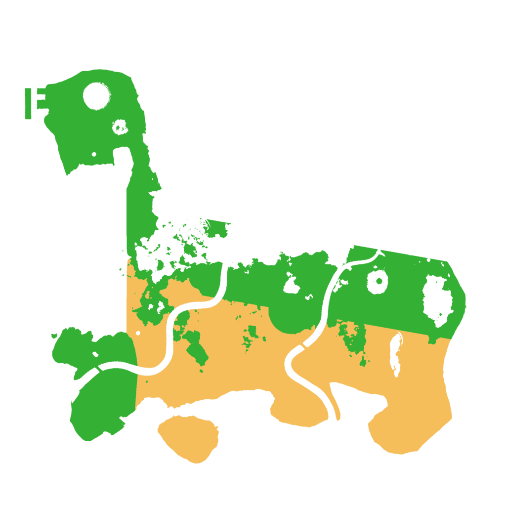 Biome Rust Map: Procedural Map, Size: 3300, Seed: 2054971437