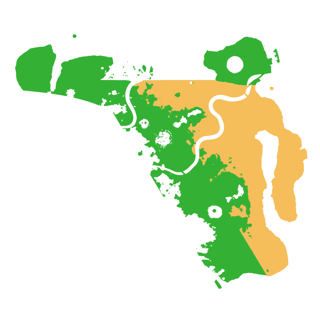 Biome Rust Map: Procedural Map, Size: 3500, Seed: 602914000