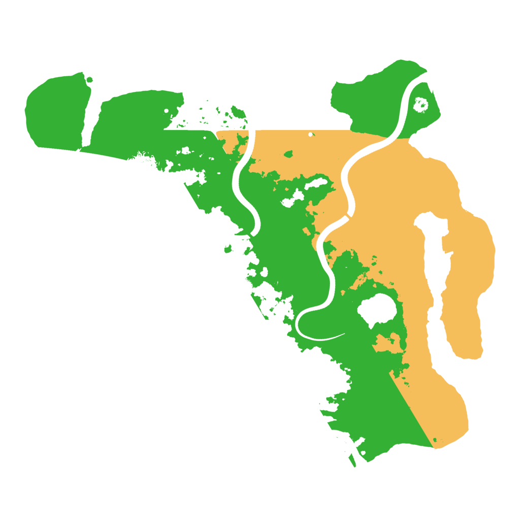 Biome Rust Map: Procedural Map, Size: 3500, Seed: 602914000