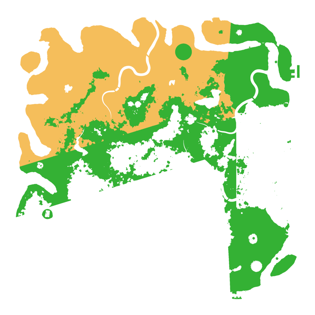 Biome Rust Map: Procedural Map, Size: 5000, Seed: 215759482