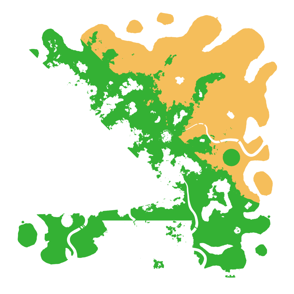 Biome Rust Map: Procedural Map, Size: 4500, Seed: 1871073283