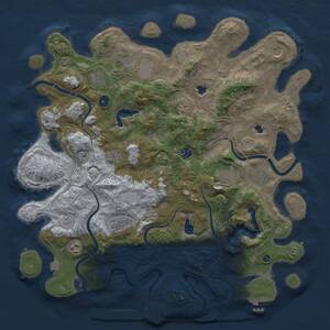 Thumbnail Rust Map: Procedural Map, Size: 4500, Seed: 1871073283, 17 Monuments