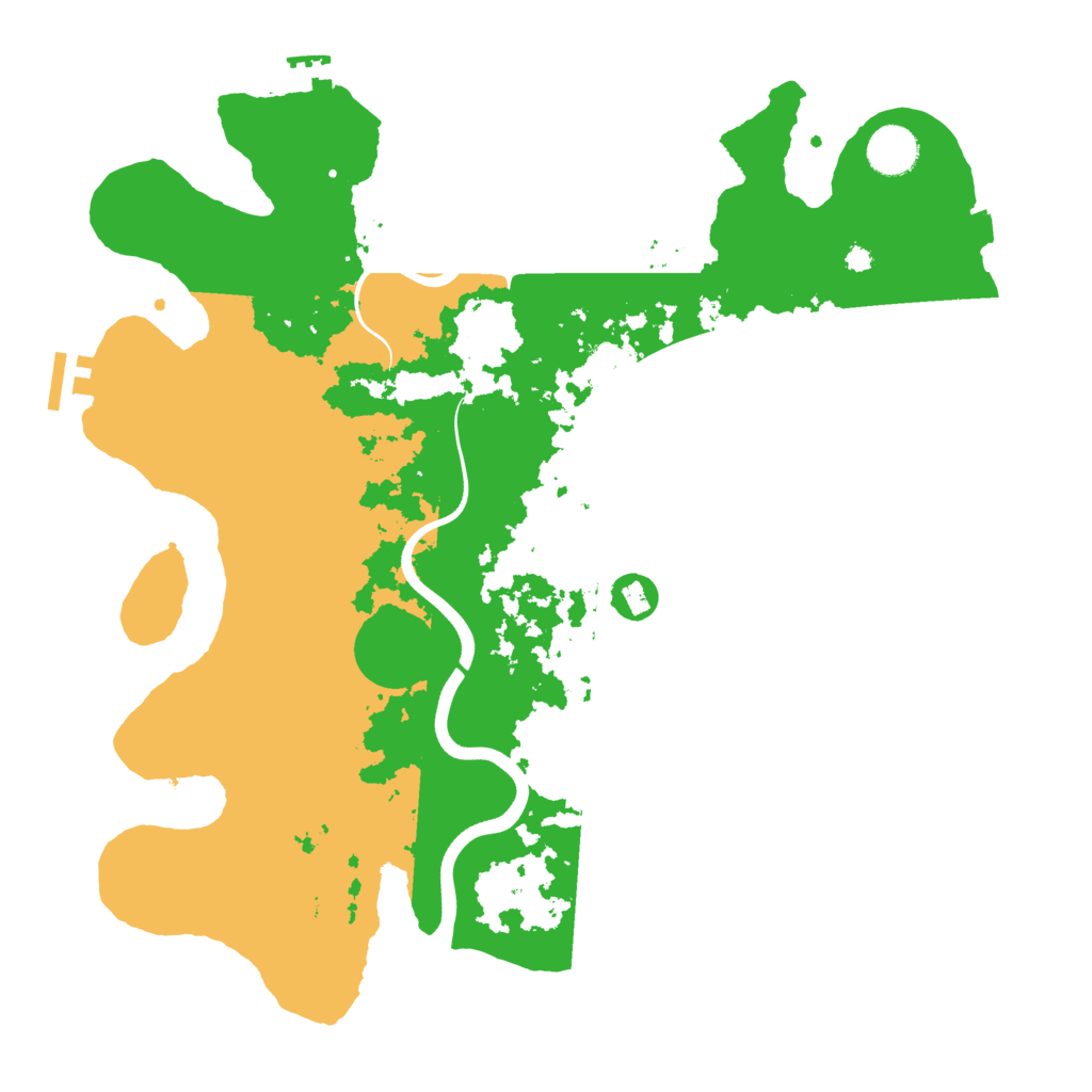 Biome Rust Map: Procedural Map, Size: 3800, Seed: 509622210