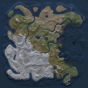 Thumbnail Rust Map: Procedural Map, Size: 4000, Seed: 1773545638, 15 Monuments