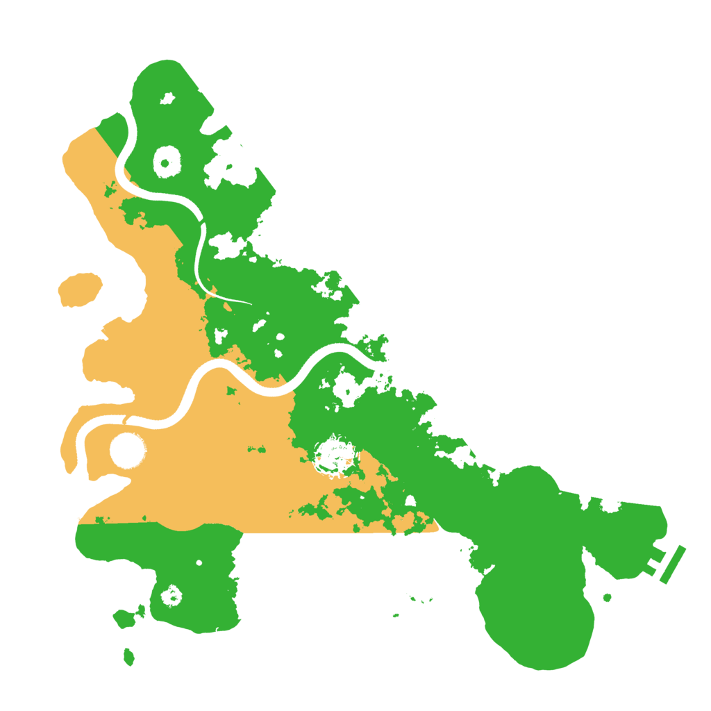 Biome Rust Map: Procedural Map, Size: 3500, Seed: 899355593
