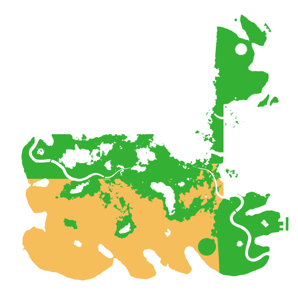 Biome Rust Map: Procedural Map, Size: 4500, Seed: 712753405