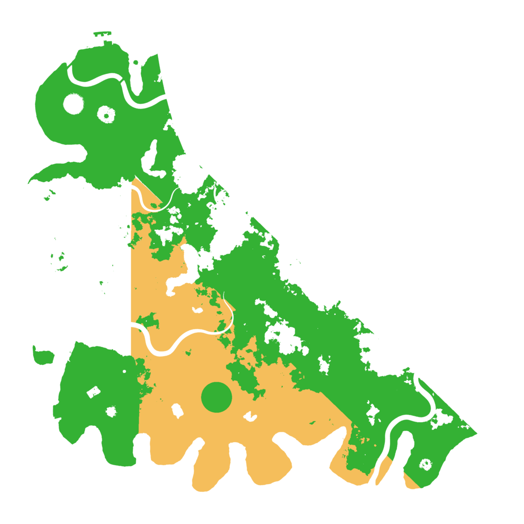 Biome Rust Map: Procedural Map, Size: 4500, Seed: 81765864