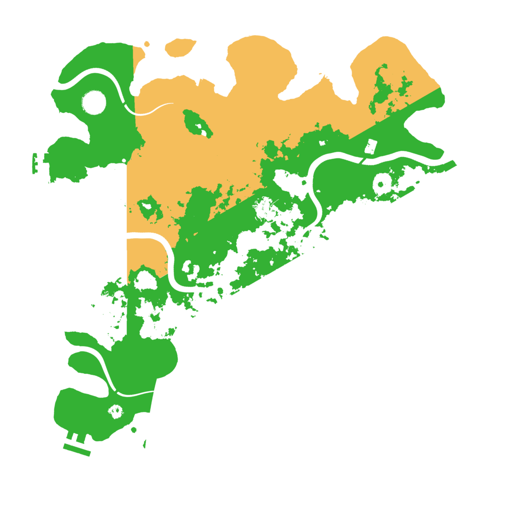 Biome Rust Map: Procedural Map, Size: 3700, Seed: 765507597