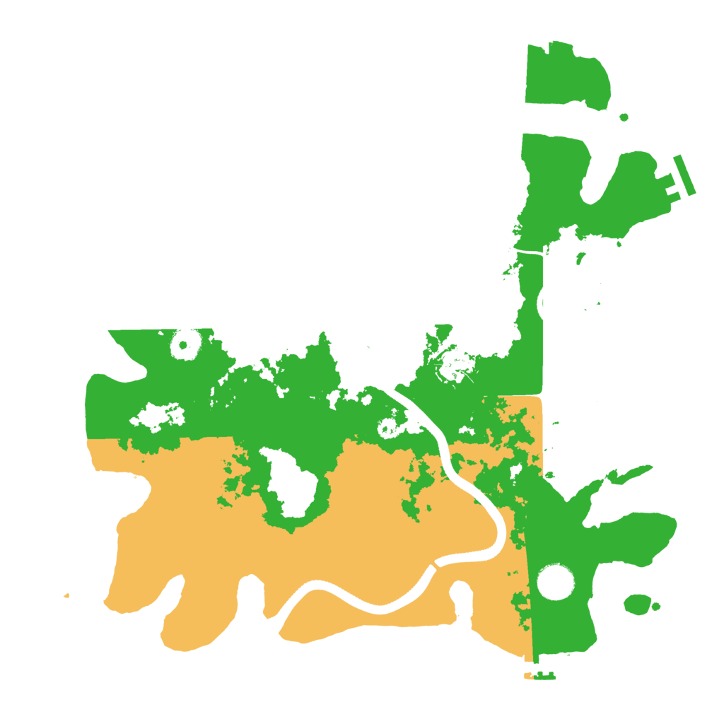 Biome Rust Map: Procedural Map, Size: 3500, Seed: 8657903