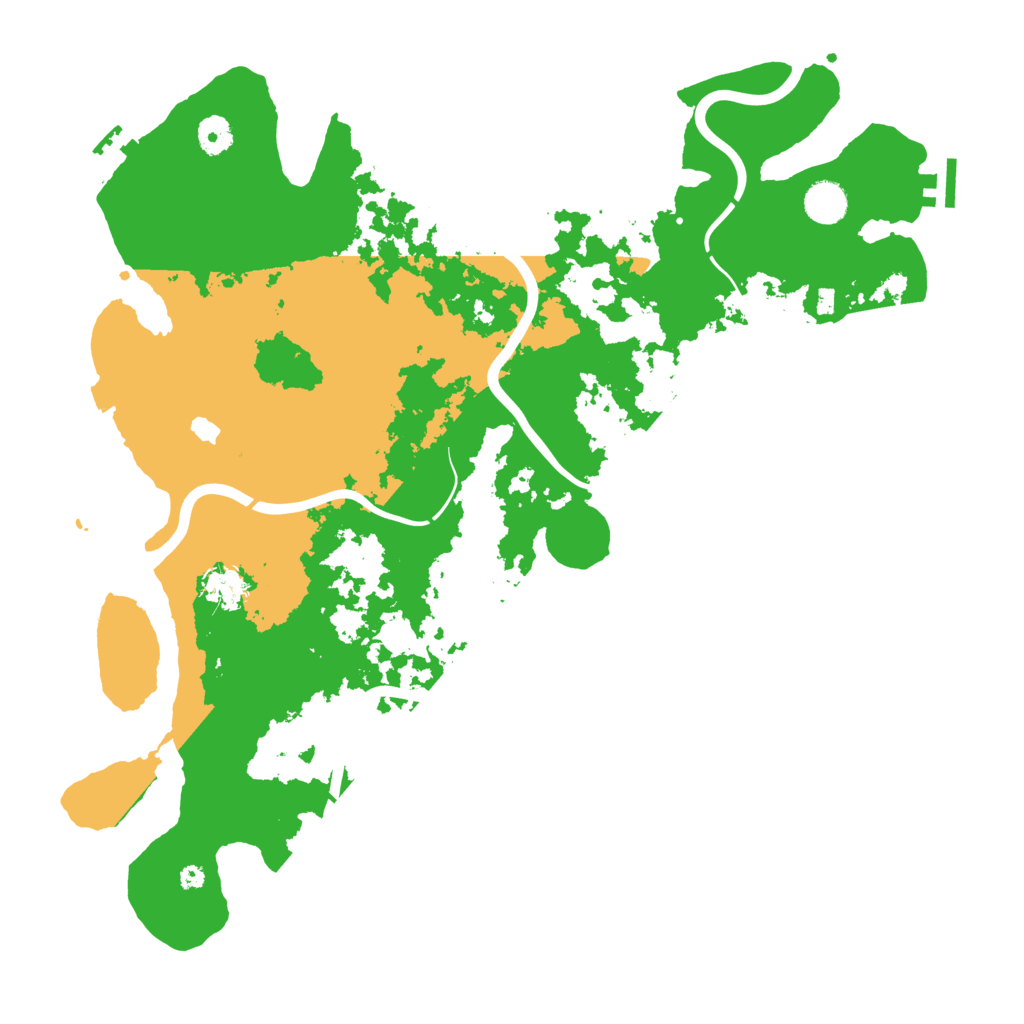 Biome Rust Map: Procedural Map, Size: 4200, Seed: 685682863