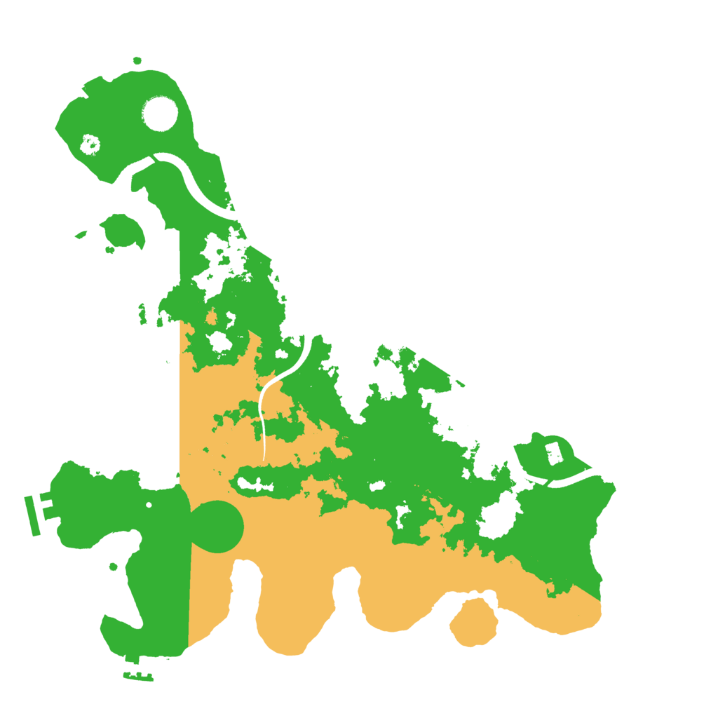 Biome Rust Map: Procedural Map, Size: 3600, Seed: 679500