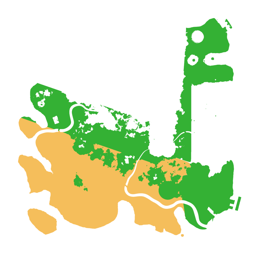 Biome Rust Map: Procedural Map, Size: 3650, Seed: 40446215