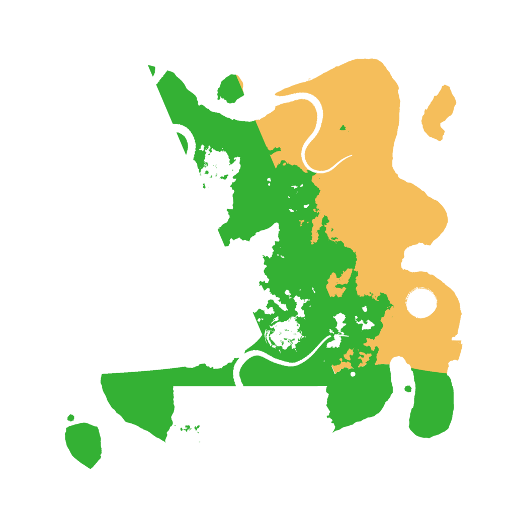 Biome Rust Map: Procedural Map, Size: 3000, Seed: 26144519