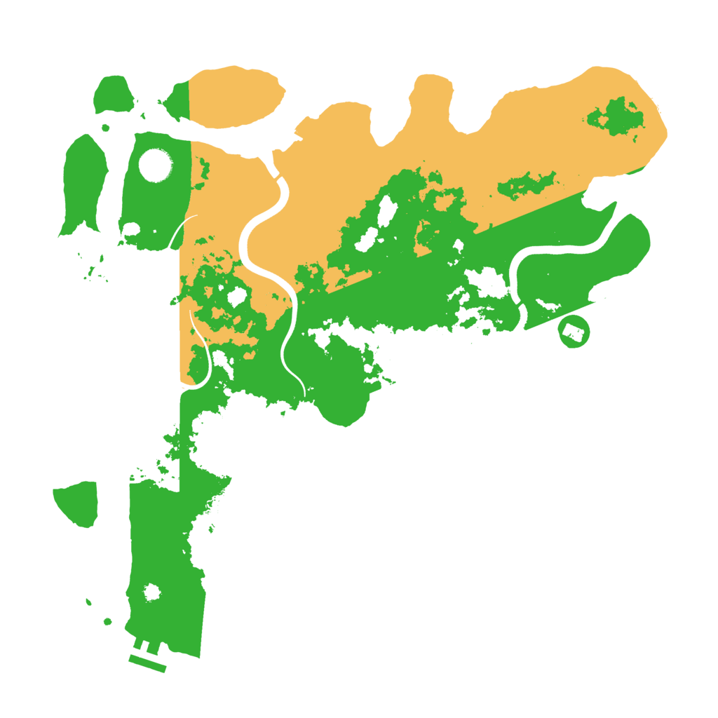 Biome Rust Map: Procedural Map, Size: 3822, Seed: 1992727