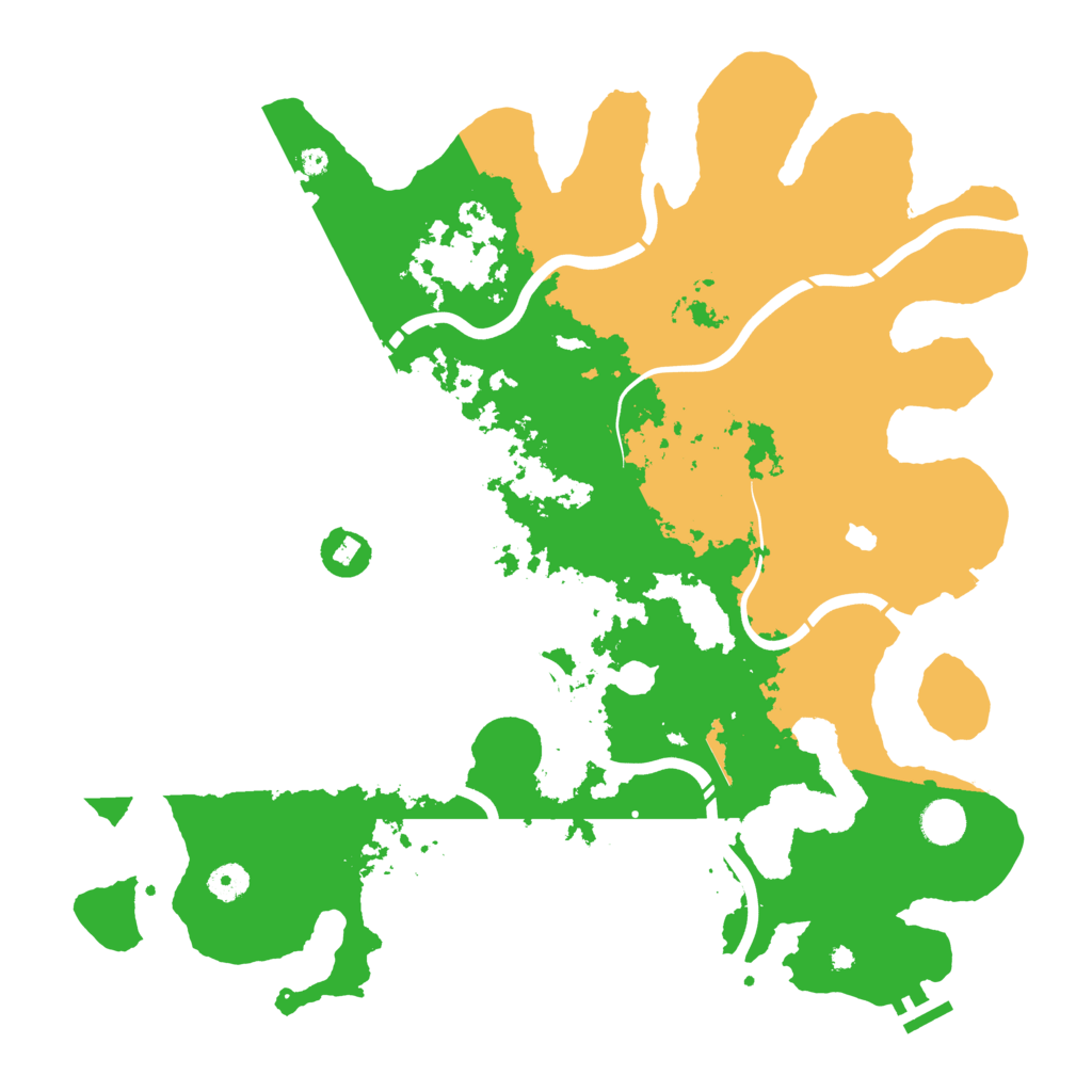 Biome Rust Map: Procedural Map, Size: 4250, Seed: 122226645