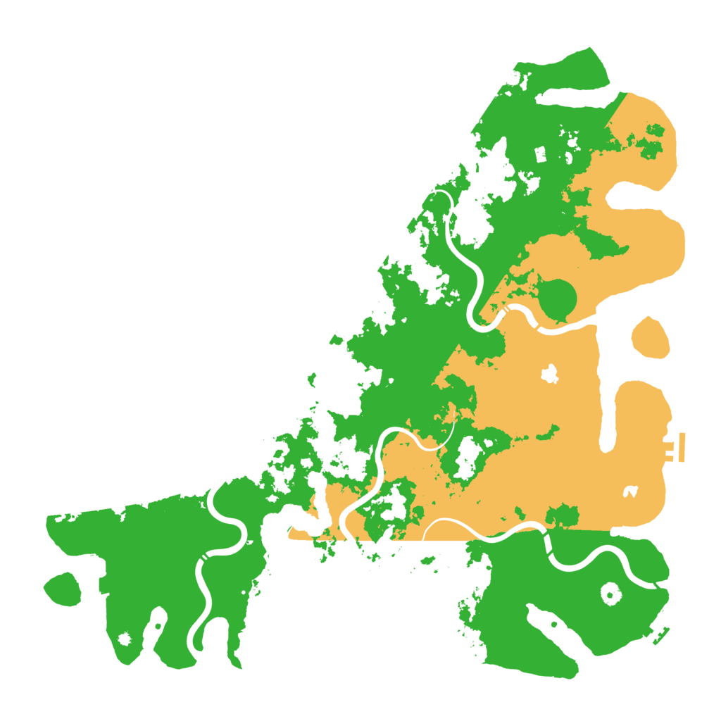 Biome Rust Map: Procedural Map, Size: 5000, Seed: 452